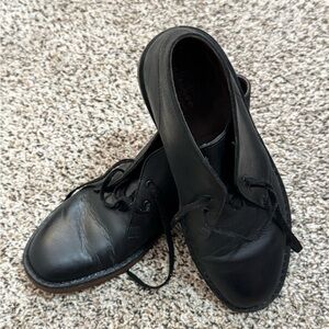 Clarks Men’s Buschare 2 Lace Up RARE BLACK Leather Chukka Boots Size 9M